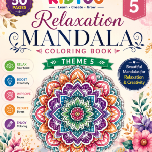 "relaxation mandala art – theme 1 50 unique mandala designs for mindful coloring, relaxation & creativity