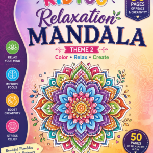 "relaxation mandala art – theme 1 50 unique mandala designs for mindful coloring, relaxation & creativity