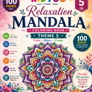 "relaxation mandala art – theme 1 50 unique mandala designs for mindful coloring, relaxation & creativity