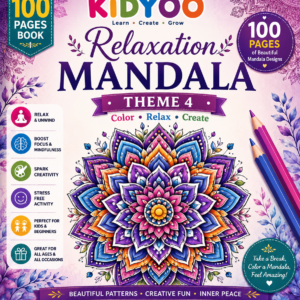 "relaxation mandala art – theme 1 50 unique mandala designs for mindful coloring, relaxation & creativity