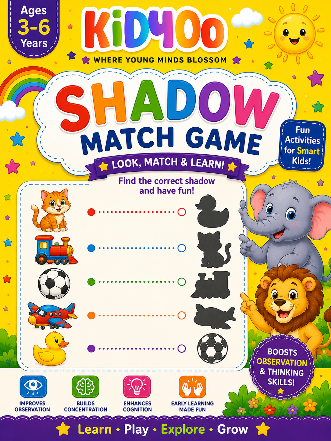 kidyoo premium maze activity book for kids age 3–6 years | 100+ maze challenges | easy, medium & hard mazes | designed using preschool learning principles | adventure mazes, problem solving, critical thinking, hand eye coordination & brain development kidyoo premium maze activity book for kids age 3–6 years | 100+ maze challenges | easy, medium & hard mazes | designed using preschool learning principles | adventure mazes, problem solving, critical thinking, hand eye coordination & brain development