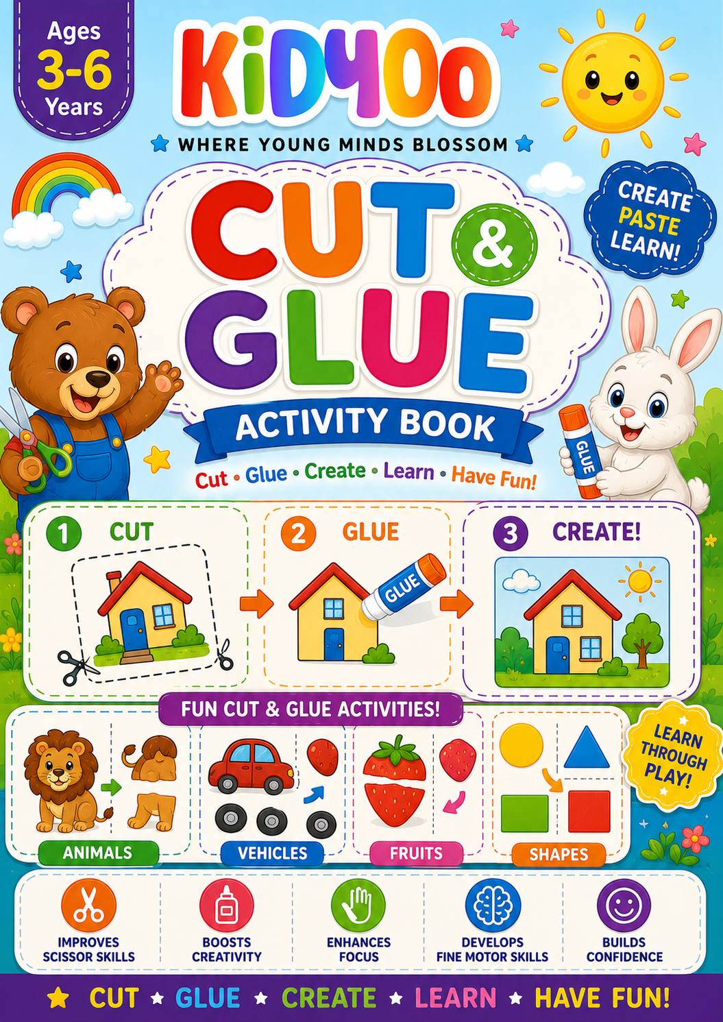 kidyoo premium maze activity book for kids age 3–6 years | 100+ maze challenges | easy, medium & hard mazes | designed using preschool learning principles | adventure mazes, problem solving, critical thinking, hand eye coordination & brain development kidyoo premium maze activity book for kids age 3–6 years | 100+ maze challenges | easy, medium & hard mazes | designed using preschool learning principles | adventure mazes, problem solving, critical thinking, hand eye coordination & brain development